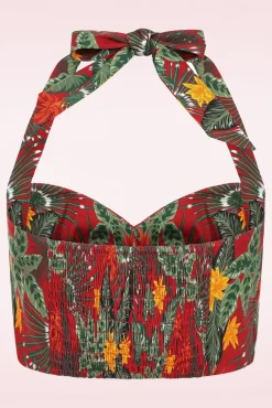 Adriana Jungle Floral Top In Multi