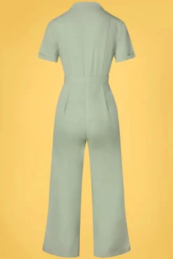 Adventure Ahead Jumpsuit In Groen
