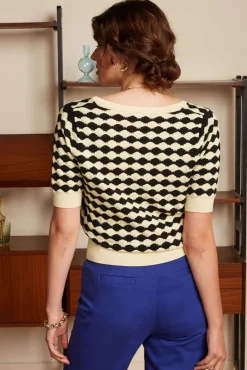 Agnes V Top Turtle In Zwart