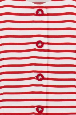 Ahoy Blouse In Wit En Rood