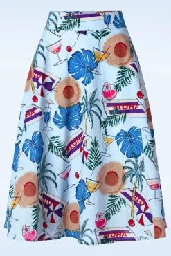Aloha Swing Rok In Blauw