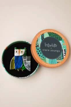 An Owl Named Hoot Broche