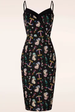 Anker Pin-Up Penciljurk In Zwart