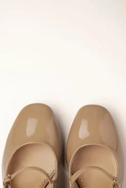 Annie Mary Jane Pumps In Latte