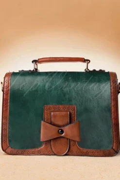 Antieke Handtas In Groen