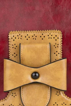 Antieke Handtas In Rood