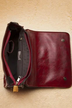 Antieke Handtas In Rood