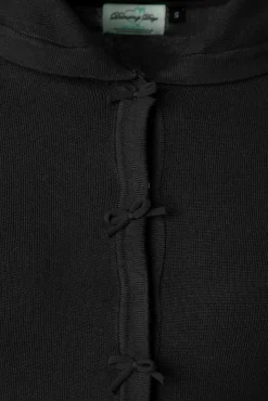 April Vest Met Strik In Zwart