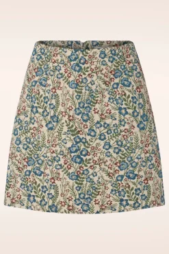 Aubin Abusson Jacquard Rok In Multi