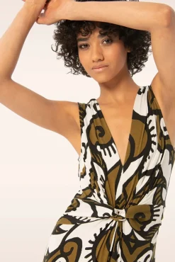 Aubrey Maxi Jurk In Khaki