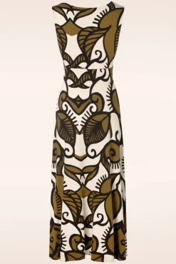 Aubrey Maxi Jurk In Khaki