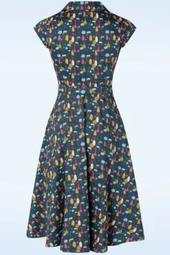 Ava Paris Jurk In Blauw