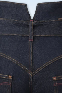 Babe Skinny Jeans Met Hoge Taille In Donkerblauw