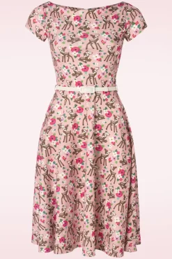 Bambi Swing Jurk In Roze