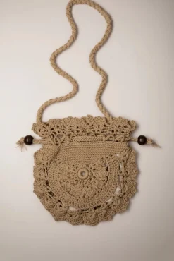 Beachin' Schoudertas In Zandbruin