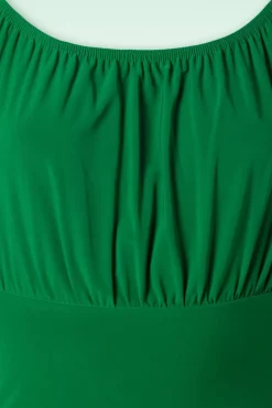 Belinda Off-Shoulder Top In Groen