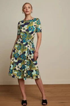 Betty Feestjurk Selena In Diepblauw