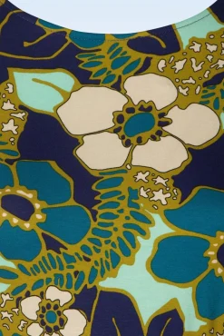 Betty Feestjurk Selena In Diepblauw