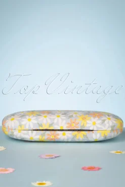 Blauwe Daisy Brillenkoker