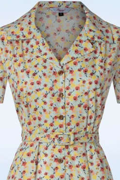 Blooming Swing Jurk In Blauw