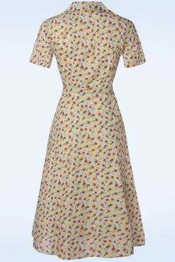 Blooming Swing Jurk In Blauw