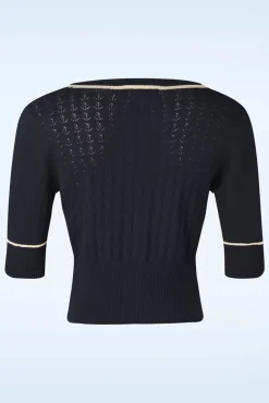 Boat Club Vest In Marineblauw