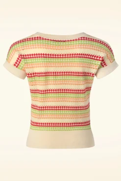 Boatneck Boyd Top In Creme