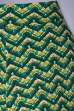 Border Palazzo Brazza Broek In Jaspisgroen