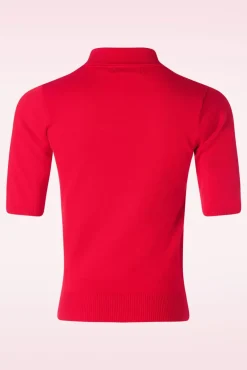 Bow Delight Jumper In Rood