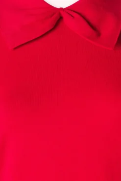 Bow Delight Jumper In Rood