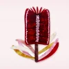 Burgundy Brush Broche