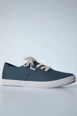 Canvas Sneakers In Indigo Blauw