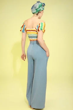 Caspian Swing Broek In Blauw