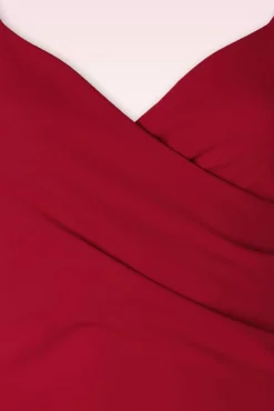 Cecilia Pencil Jurk In Rood