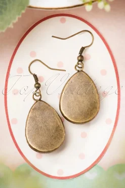 Cherry Drop Oorbellen In Zwart En Rood