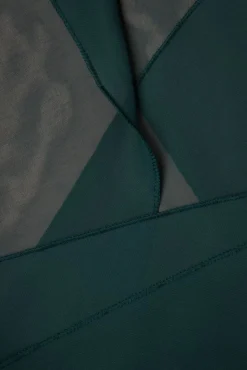 Chiffon Sjaal In Groenblauw