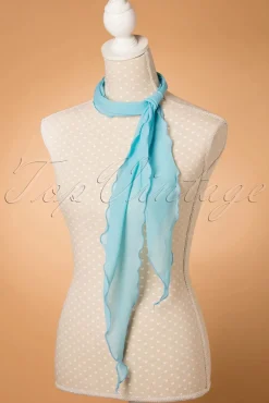 Chiffon Sjaal In Hemelsblauw