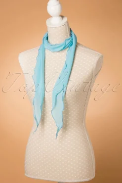 Chiffon Sjaal In Hemelsblauw