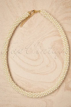 Chunky Parelketting In Ivoor