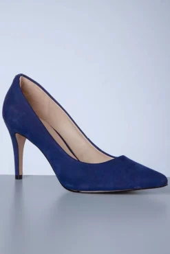 Claire Stiletto Pumps Van Nubuck In Navy