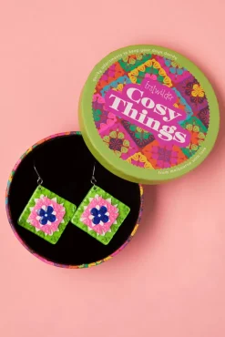 Cozy Comfort Oorbellen In Groen