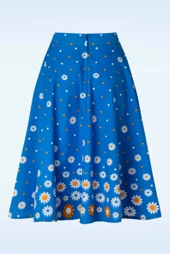 Daisy Days Swing Rok In Blauw