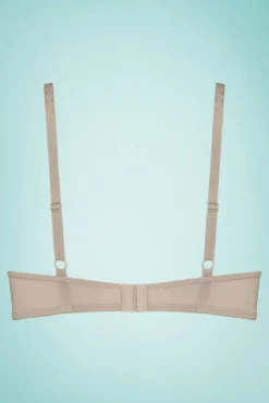 Dame De Paris Glitter-Bh In Beige