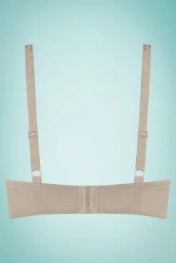 Dame De Paris Glitter-Bh In Beige