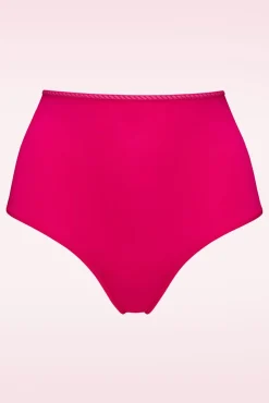Dame De Paris High Waist Slip In Azalea Rood