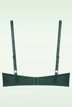 Dame De Paris Voorgevormde Balconette-Bh In Groen En Goud