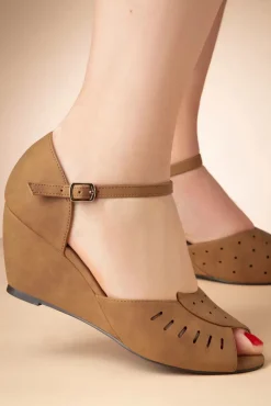 Debbie Sleehak Sandalen In Bruin