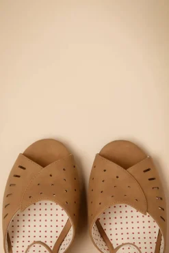 Debbie Sleehak Sandalen In Bruin