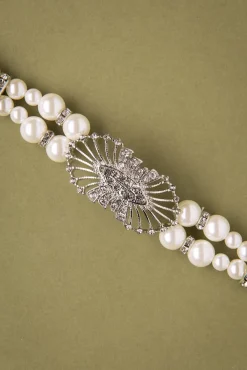 Deco Parel Armband In Ivoor