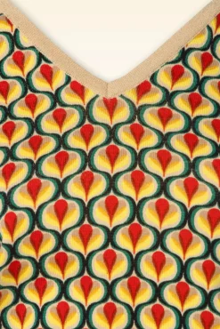 Deep V Top Indy In Creme